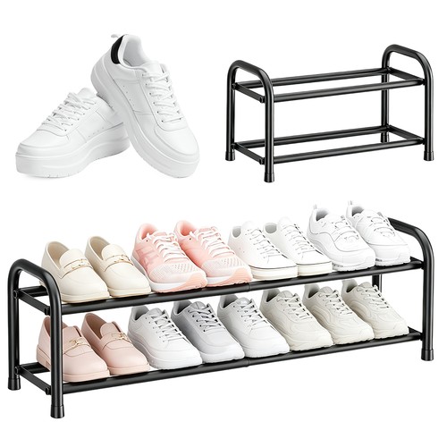 Robustes metall schuhregal - schuhregal, mit