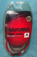 BLACK & RED Phiten RAKUWA Neck