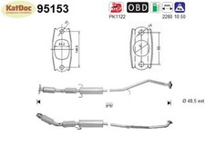 ✅ Katalysator Toyota Verso