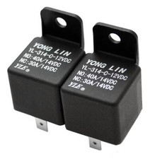 2x KFZ Relais Öffner Schließer Auto Umschaltrelais Wechselrelais 12V 40A NO NC