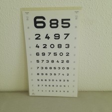 Sehprobentafel für Arztpraxis