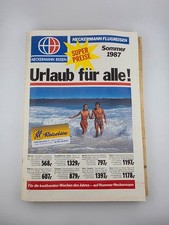 Neckermann Reisen Reise Katalog Sommer 1987 mit Preisliste Urlaub für alle