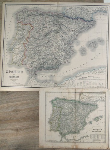 Karten spanien kiepert 1860 - kiepert,