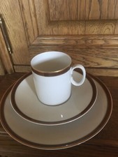 THOMAS Onyx MEDAILLON Gedeck 3-teilig Achat GOLDROSETTE rar