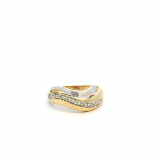 Damenring goldring bicolor - damenring,,