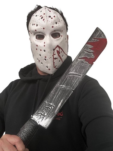 Weiße bloody jason - bloody,