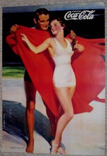 Coca Cola Poster PLAKAT Tanzpaar 1A Zustand Versand als Rolle o. Brief wählbar