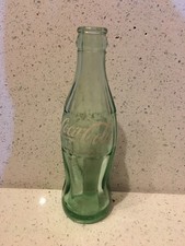Vintage grüne Glas Coca Cola