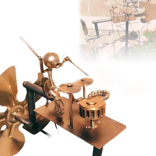 Handmade metal drummer - handmade,