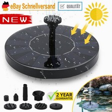 190L/H Solar Teichpumpe Solarpumpe Brunnenpumpe Gartenbrunnen Miniteich Brunnen!