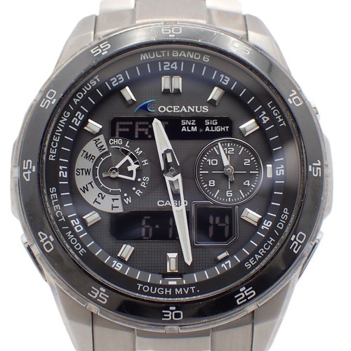 Casio oceanus analog digital - casio,