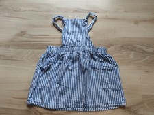 H&M Latzkleid blau weiß gestreift Gr. 92 Latzrock 24-36 Monate