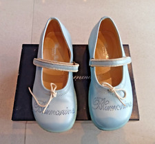 Blumarine Baby Mädchen Schuhe Lachschuhe Lackleder Ballerina Gr. 28 Hellblau