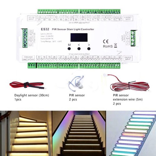 Pir sensor stair - pir, light