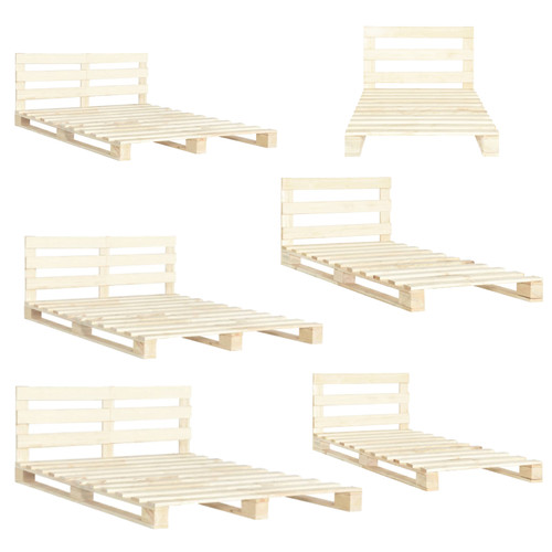 Palettenbett einzelbett - palettenbett,