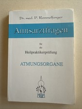 Atmungsorgane: Amtsarztfragen für die Heilpraktiker... | Buch | Zustand sehr gut