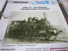 Dampflok  mit Aufriss pfälz