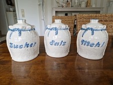 Vorratsbehälter 3 Stück Zucker Salz Mehl Marke JLK Nr. 711 / 712 / 713 1 Liter 