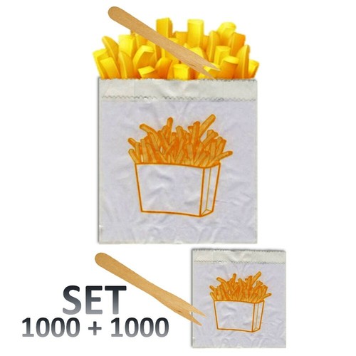 Pommestüten 1000 stk pommes - 1000,