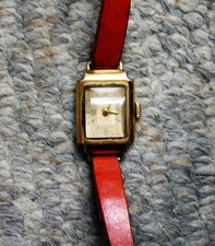 Armbanduhr , alte Damen Armbanduhr mit Federwerk !