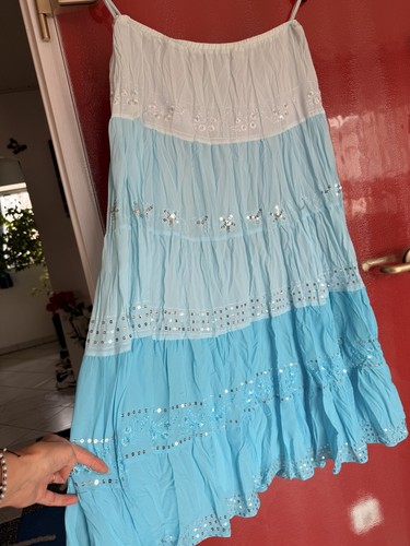 Crinkle sommerrock mit - crinkle,