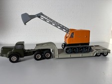 Berliet LKW TBO15 mit Tieflader TITAN u. Bagger PELLE MECANIQUE  NOREV #115+ 112