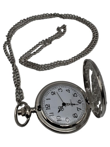 Quartz taschenuhr silber - quartz,