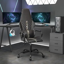 vidaXL Gaming-Stuhl Schwarz