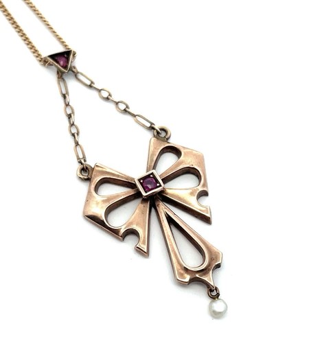 Jugendstil collier 333 mit - jugendstil,