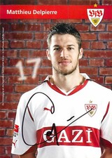 Matthieu Delpierre VfB Stuttgart Autogrammkarte 2010/2011 Bundesliga