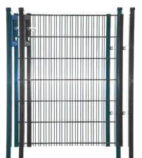 Gartentor Tor Grün Doppelstab