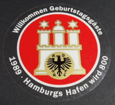 Werbe-Aufkleber ADAC Hansa