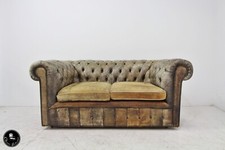 Chesterfield Sofa Couch Ohrensessel Couch Vintage 2er Nr2
