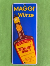MAGGI Emailleschild, 7,5 cm x