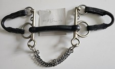 Pelham, Stangengebiss Hartgummi 13,5 cm, Pferd Warmblut