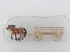 SES 16 1000 02 Heuwagen mit 2 Pferden Fuhrwerk 1:87 OVP 1603-19-40