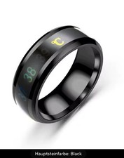 Stahl Ring zur Temperaturmessung Display des Thermometers Klingeln der Stimmung