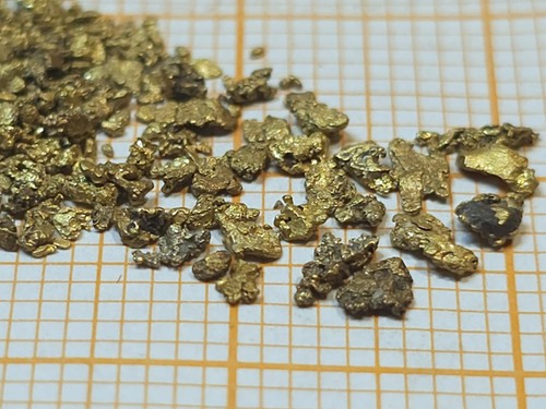 Echtes kristallines gold - echtes,