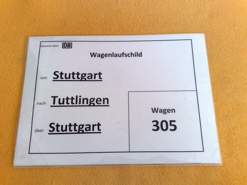 Zls wagenlaufschild von - db,