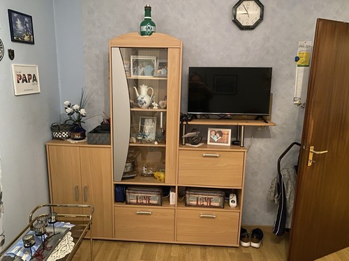 Vitrine zum selbstabbau und - tv,