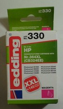  Tinte magenta für HP Photosmart B109A B8550 C5380 C6380 D5445 wie 364XL edding 