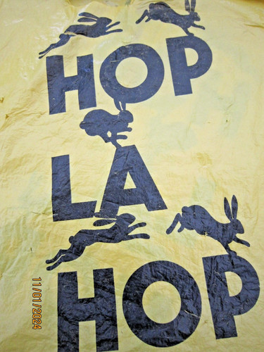 Tragetasche plastiktüte hop - tragetasche, "hop
