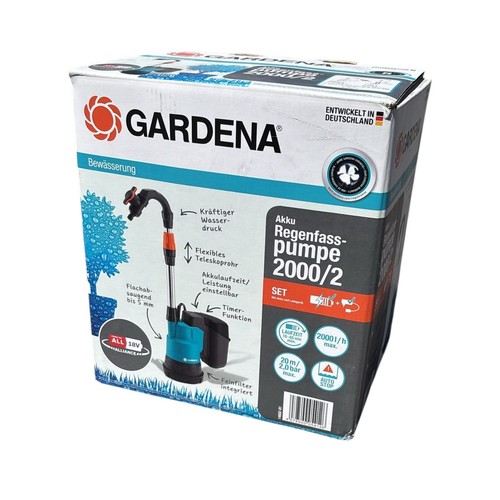 Gardena akku regenfasspumpe - gardena, akku-regenfasspumpe