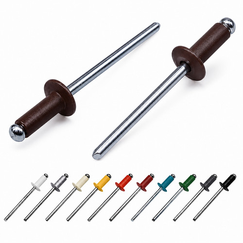 Blindnieten 2x8 alu stahl - blindnieten, alu/stahl