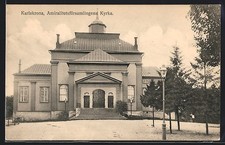 Ansichtskarte Karlskrona, Amiralitetsförsamlingens Kyrka 