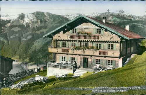 Ansichtskarte alpengasthof - ansichtskarte,