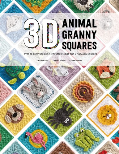 Animal granny squares over - 3d,