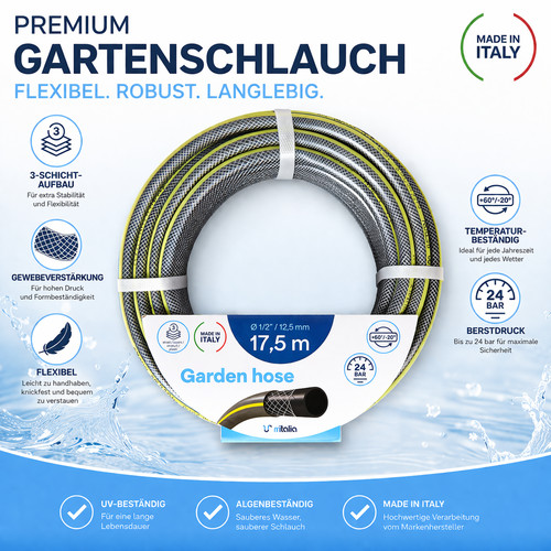 Gartenschlauch lagig 2 - gartenschlauch, 1/2"