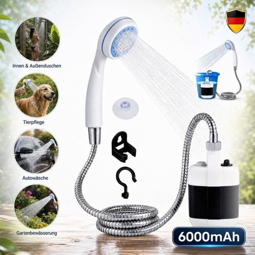 Tragbare campingdusche - tragbare,