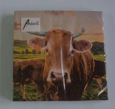 20 Servietten KÜHE  1 Packung